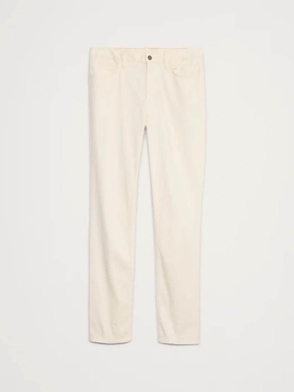 NWT Banana Republic Slim Fit Linen-Cotton Traveler Pant in Off-White - 34W x 32L